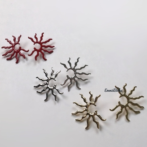 [✨3for$38] New Boho Sun Burst Stud Earrings - Picture 14 of 16